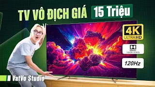 Đánh giá TV ngon vô địch phân khúc 15 triệu, tặng hẳn robot 9 triệu: TCL QLED 4K C645