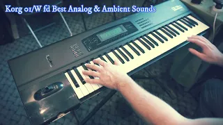 Korg 01/W fd - Best Analog & Ambient Sounds Walkthrough