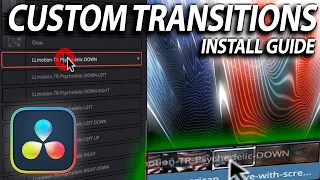 How to INSTALL 3rd Party TRANSITIONS in DaVinci Resolve 18