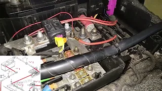 #085(3) remove undercharged battery/weak starter speed.(Audi A6, Q7 VW Touareg)