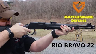 Rossi Rio Bravo 22 lever action.  New take on an old idea and a fun plinker