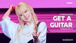 240511 르세라핌 사쿠라 'Get A Guitar' 직캠 LE SSERAFIM Sakura 4k Fancam @FAN MEETING 'FEARNADA' 2024 S/S