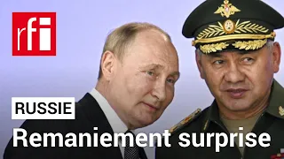 Russie : Poutine remplace son ministre de la Défense Sergueï Choïgou par Andréï Belooussov