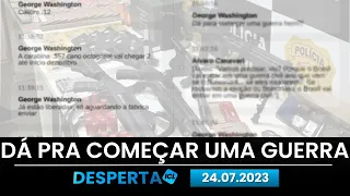 MENSAGENS PROVAM QUE BOLSONARISTAS DE BRASÍLIA ENCOMENDARAM ARMAS PARA GUERRA CIVIL - DESPERTA ICL