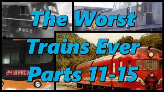 The Worst Trains Ever Montage (Parts 11-15) | History in the Dark