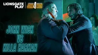 John Wick Vs Killa Harkan | Best Fight Scene from John Wick 4 in Hindi | Keanu Reeves|@lionsgateplay