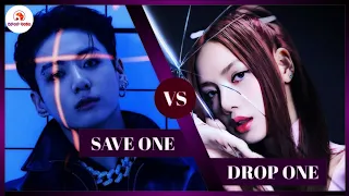 [KPOP GAME] SAVE ONE DROP ONE K-POP SONGS! 🔥🖤 || KPOP QUIZ