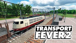 Transport Fever 2 - Электропоезд за 30 миллионов! Прокачал сталелитейный завод. #15