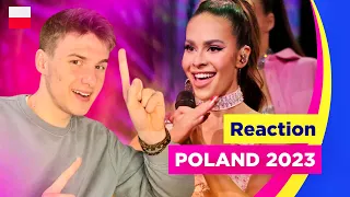 Reaction to Poland at Eurovision 2023 — Blanka — Solo 🇵🇱