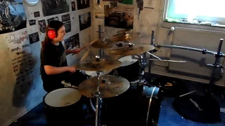 Benighted - Let The Blood Spill Between My Broken Teeth  - drumcover by Little Simon