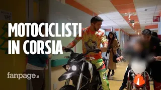 Motociclisti in ospedale, il regalo di Natale per i bimbi di Milano: "Così non pensano a malattia"