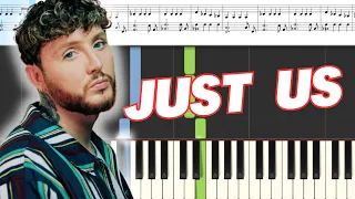 Just Us James Arthur Piano Synthesia