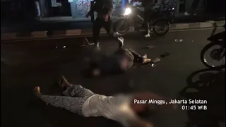 Kabur Dari Polisi,Pelaku Balap Liar Malah Tabrak Pengendara Lain - 86