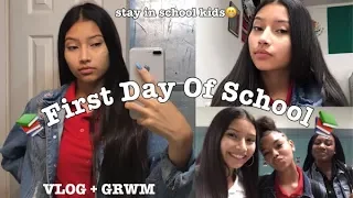 GRWM/VLOG: First day of school (sophomore)