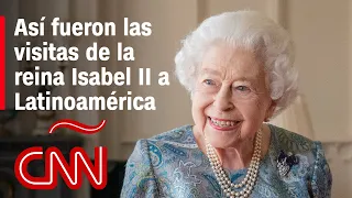 Mira las visitas que hizo la reina Isabel II a Brasil, Chile y México