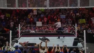 WWE RAW October 20 2014 Paul Heyman Returns + Randy Orton RKO John Cena & Paul Heyman Reenactment
