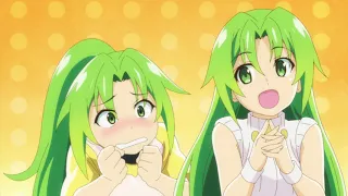 Higurashi no naku koro ni 2020: Keiichi meets Mion and Shion together scene raw