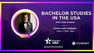 Bachelor studies in the USA with Igor Alfimov