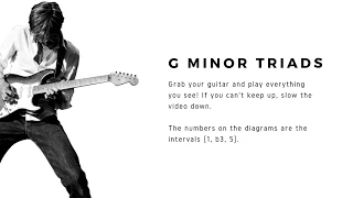 2 Minute Minor Triads