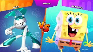 Nickelodeon All-Star Brawl Jenny Arcade Mode Very Easy