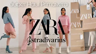 ¡SÚPER HAUL PRIMAVERA ZARA & STRADIVARIUS! LA ROPA MÁS BONITA QUE HE VISTO