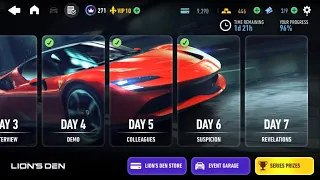 [Day 7 LAST 3 RACES] Lion’s Den - Ferrari SF90 Stradale walkthrough
