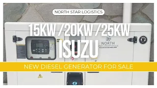 NEW FOR SALE Isuzu Diesel Generator 15kw/20kw/25kw! ⚡️