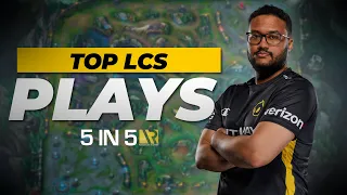 The 5 BEST LCS Plays from Dignitas QNTMPAY Summer Split | 5 in 5