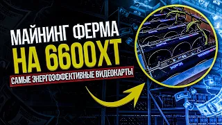 Самая энрегоэффективная майнинг ферма на RX 6600XT: разгон и потребление. 6600XT в майнинге