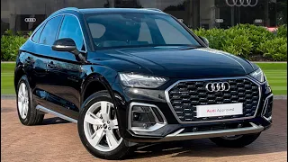 Approved used - Audi Q5 Sportback S line 50 TFSI e quattro 299 PS S tronic at Stafford Audi