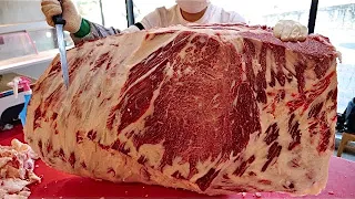 Amazing knife skills! Best 6 Korean Beef Steak Master Collection