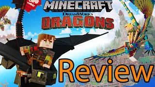 Minecraft How to Train Your Dragon Gameplay Review