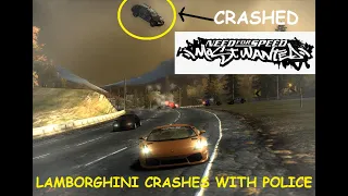 Lamborghini Gallardo Stunts I Nfs Most Wanted 2005 I Chased by Police