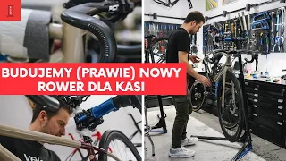 NAJMNIEJSZA szosa powraca - budujemy (prawie)nowy rower dla Kasi - będzie lżej?