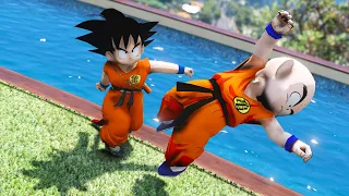 GTA 5 Crazy Ragdolls Dragon Ball Goku ep.4 (Euphoria Physics)