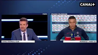 Kylian mbappé interview après PSG OM #2