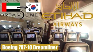Trip Report | Etihad 787 10 Dreamliner | Abu Dhabi - Seoul