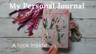 February Creative Journal Flip Through - My Personal Art Journal - Planner Perfect