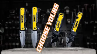 NEW DeWalt Folding Pocket and Utility Knives Review