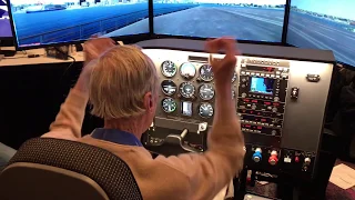 90-year-old II World War pilot surprises us @Flight Sim Expo like this!