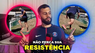 TREINE RESISTÊNCIA EM CASA | 6 Exercícios para fazer com pouco espaço [Para o Futebol]