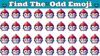 Find the odd emoji Challenge | Find the emoji hard | Test Your Eyes part #49 Mind blast Quiz