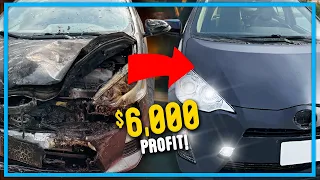 Repairing My Fire Damaged Car (And Profiting $6000!)