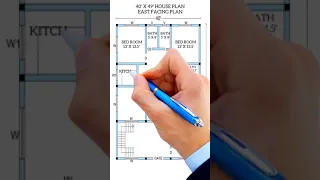 40x49 house plan|40x49 ghar ka naksha #houseplan #housedesign