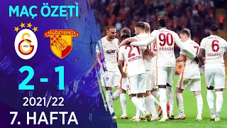 Galatasaray 2-1 Göztepe MAÇ ÖZETİ | 7. Hafta - 2021/22