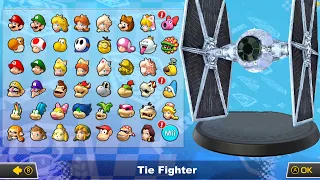 What if you play Tie Fighter in Mario Kart 8 Deluxe (DLC Courses) 4K