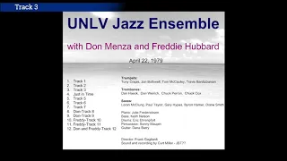 UNLV Jazz I with Don Menza and Freddie Hubbard April 1979