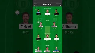 #shorts #youtubeshorts  #trending #viral #subscribe SRH vs LSG today dream11 prediction team || #ipl