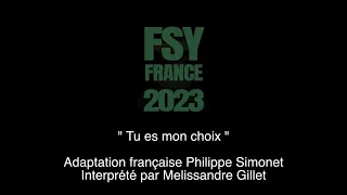 Tu es mon choix ALBUM FSY FRANCE 2023