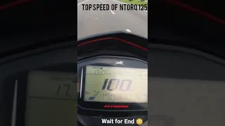 😧Top speed of TVS Ntorq 125😳 bs4 #viralshort #ntorq125 #draglife8723#toptrending #speed #uk07rider